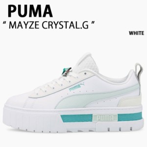 PUMA プーマ シューズ MAYZE GRYSTAL.G WHITE メイズ クリスタル.G ホワイト ミント シューズ 厚底スニーカー レディース 女性用 3833200