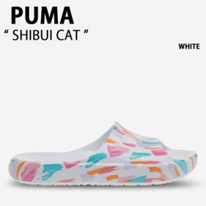 PUMA プーマ サンダル SHIBUI CAT MULTI シブイ キャット ホワイト マルチ シャワーサンダル シューズ レディース 女性用