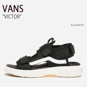 VANS バンズ サンダル VICTOR BLACK WHITE V5186 ビクター ブラック ホワイト メンズ レディース 男性用 女性用