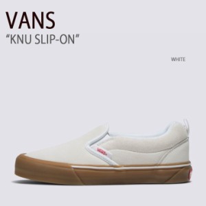 VANS バンズ スニーカー KNU SLIP-ON WHITE VN0009QDWHT ニュースリッポン ホワイト メンズ レディース