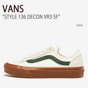 VANS バンズ スニーカー STYLE 136 DECON VR3 SF GREEN VN0A4BX9BOM スタイル136デコンVR3 SF グリーン