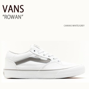 VANS バンズ スニーカー ROWAN CANVAS WHITE GREY VN0A5JIC92A ローワン キャンバスホワイト グレー