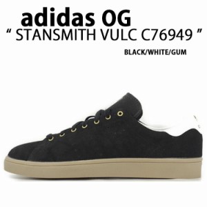 adidas Originals アディダス オリジナルス スニーカー STANSMITH VULC CL BLACK WHITE GUM C76949 スタンスミス バルク スウェード