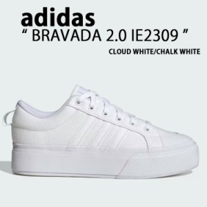 adidas アディダス レディース スニーカー BRAVADA PLATFORM 2.0 WHITE IE2309 厚底 ブラバダ プラットフォーム