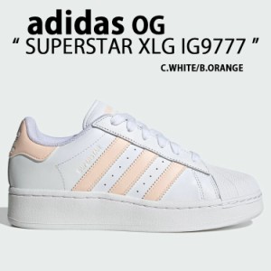 adidas originals アディダス スニーカー SUPERSTAR XLG WHITE ORANGE IF3004 スーパースター シューズ レザー 本革 ホワイト オレンジ