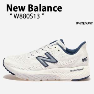 New Balance ニューバランス スニーカー W880S13 WHITE NAVY ホワイト ネイビー シューズ レザー 本革 レディース