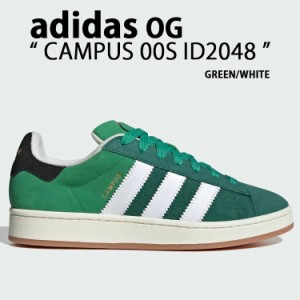 adidas Originals アディダス オリジナルス スニーカー CAMPUS 00S ID2048 GREEN WHITE キャンパス00S シューズ グリーン スウェード