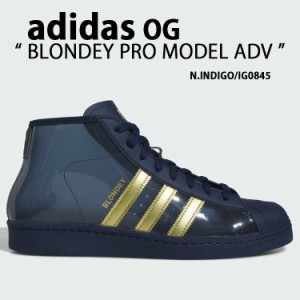 adidas Originals アディダス スニーカー BLONDEY PRO MODEL ADV IG0845 ブロンディ プロモデル CLEAR NAVY GOLD ハイカットシューズ