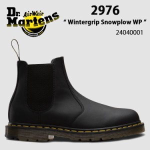 Dr.Martens ドクターマーチン サイドゴア レザーシューズ  2976 Wintergrip Snowplow WP 24040001 チェルシーブーツ ブラック スノーブー