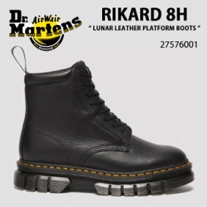 Dr.Martens ドクターマーチン ブーツ Rikard 8H シューズ BLACK LUNAR 27576001 リカルド 8ホール ブーツ ブラック メンズ