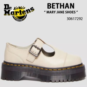 Dr.Martens ドクターマーチン レザーシューズ  BETHAN PISA LEATHER PLATFORM MARY JANE SHOES 30617292 PARCHMENT BEIGE メリージェーン