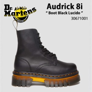 Dr.Martens ドクターマーチン ブーツ 8H ブーツ Audrick 8i Boot Black Lucido 30671001 ブラック 厚底 レディース 女性用