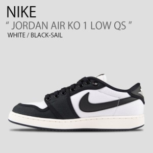 NIKE ナイキ スニーカー JORDAN AIR KO 1 LOW QS ジョーダン エア 1 ロー DX4981-100 ホワイト ブラック パンダ メンズ レディース