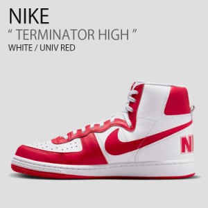 NIKE ナイキ スニーカー TERMINATOR HIGH ターミネーター ハイ  FJ4454-100 ホワイト レッド メンズ レディース 男性用 女性用