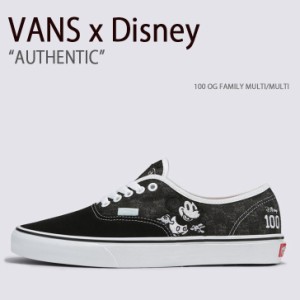 VANS バンズ スニーカー AUTHENTIC DISNEY 100 OG FAMILY MULTI VN0009PVBIM オーセンティック ディズニー