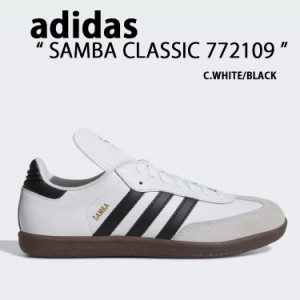 adidas アディダス スニーカー SAMBA CLASSIC 772109 サンバクラシック CLOUD WHITE BLACK シューズ