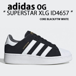 adidas originals アディダス レディース スニーカー SUPERSTAR XLG ID4657 厚底 BLACK WHITE スーパースター シューズ スエード