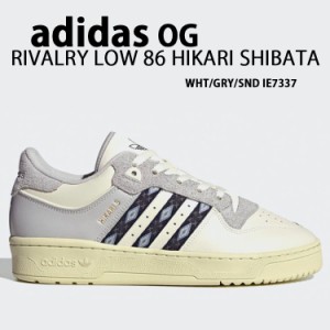 adidas Originals アディダス オリジナルス スニーカー RIVALRY 86 LOW HIKARI SHIBATA IE7337 GRAY SAND ヒカリシバタ コラボシューズ 