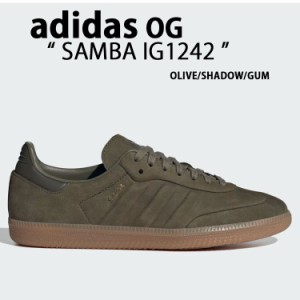 adidas originals アディダス スニーカー SAMBA IG1242 サンバ OLIVE SHADOW GUM シューズ レザーアッパー スエード オリーブ ガムソール