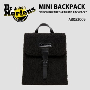 Dr.Martens ドクターマーチン バッグパック MINI BACKPACK KIEV MINI FAUX SHEARLING BACKPACK AB053009 Black ブラック レディース