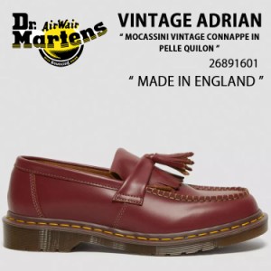 Dr.Martens ドクターマーチン タッセル ロファー VINTAGE ADRIAN OXBLOOD QUILON 26891601 MADE IN ENGLAND ヴィンテージ エイドリアン