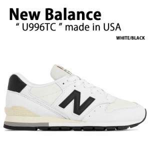 New Balance ニューバランス スニーカー U996TC WHITE BLACK MADE IN USA シューズ NEWBALANCE996 ホワイト ブラック レザー スウェード 