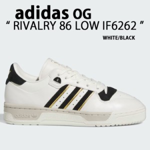 adidas originals アディダス スニーカー RIVALRY 86 LOW IF6262 WHITE BLACK シューズ ライバリー ロー クラシック レザー 本革