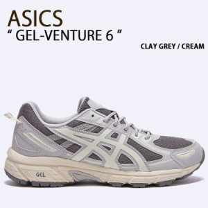 ASICS アシックス スニーカー GEL-VENTURE 6 1203A297-022 CLAY GREY CREAM シューズ ゲルベンチャー6 クレイグレー クリーム トレッキン