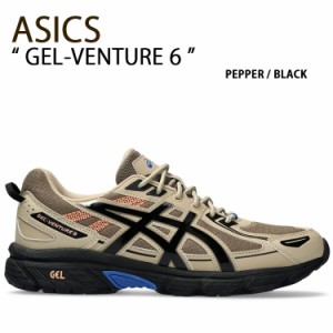 ASICS アシックス スニーカー GEL-VENTURE 6 1203A297-200 PEPPER BLACK シューズ ゲルベンチャー6 ペッパー ブラック トレッキングシュ