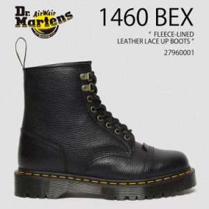 Dr.Martens ドクターマーチン 1460 BEX FLEECE-LINED LEATHER LACE UP BOOTS 27960001 Black Milled Nappa ブラック メンズ 男性用【中古