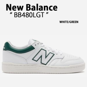 New Balance ニューバランス スニーカー BB480LGT WHITE GREEN NewBalanceBB480 ニューバランスBB480 シューズ レザー 本革 ホワイト 