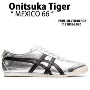 Onitsuka Tiger オニツカタイガー スニーカー MEXICO 66 PURE SILVER BLACK メンズ レディース