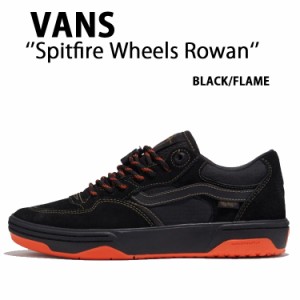 VANS バンズ スニーカー Spitfire Wheels Rowan スピットファイアホイール ローワン シューズ BLACK WHITE ORANGE