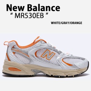 New Balance ニューバランス スニーカー MR530EB WHITE GRAY ORANGE シューズ メッシュ NewBalance530 ランニングシューズ オレンジ 