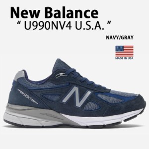New Balance ニューバランス レディース スニーカー U990NV4 MADE IN USA NAVY GRAY スエード ニューバランス990 スウェード アメリカ製