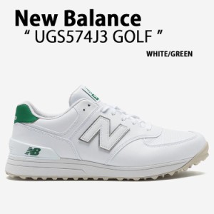 New Balance ニューバランス スニーカー UGS574J3 GOLF WHITE GREEN ゴルフ シューズ ゴルフシューズ クラシック ホワイト グリーン