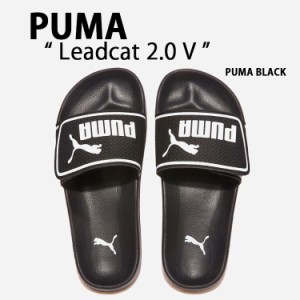 PUMA プーマ サンダル Readcat 2.0 V スライドサンダル BLACK WHITE PKI38751501 シャワーサンダル リードキャット スリッパ ブラック