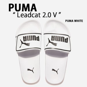 PUMA プーマ サンダル Readcat 2.0 V スライドサンダル WHITE BLACK PKI38751502 シャワーサンダル リードキャット ホワイト ブラック