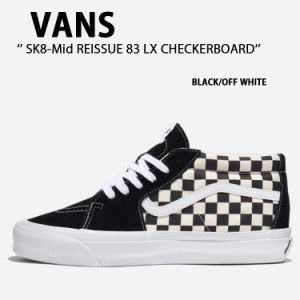 VANS バンズ スニーカー SK8-Mid REISSUE 83 LX CHECKERBOARD BLACK OFF WHITE VN000CQQ2BO スケートミッド リーシュ