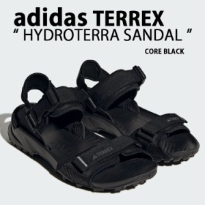 adidas アディダス サンダル TERREX HYDROTERRA ID4269 BLACK テレックス スポーツサンダル アウトドアサンダル サイズ調整 ブラック