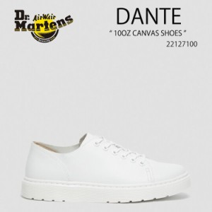 Dr.Martens ドクターマーチン スニーカー Dante CANVAS SHOES WHITE 22127100 10Oz Canvas シューズ  ダンテ キャンパス ホワイト