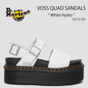 Dr.Martens ドクターマーチン サンダル ストラップサンダル VOSS QUAD SANDAL 26725100 White Hydro  ホワイト レディース 女性用