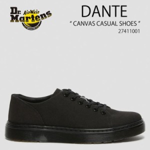 Dr.Martens ドクターマーチン スニーカー Dante CANVAS SHOES BLACK 27411001 10Oz Canvas シューズ  ダンテ キャンパス ブラック 