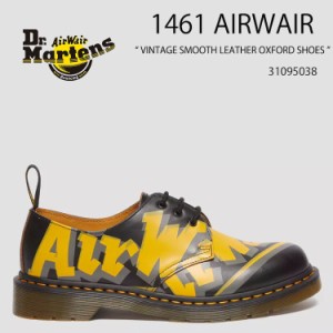 Dr.Martens ドクターマーチン 1461 AIRWAIR VINTAGE SMOOTH LEATHER OXFORD SHOES 31095038 BLACK+MULTI Airwair Vintage Smooth