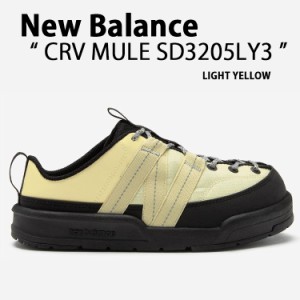 New Balance ニューバランス スニーカー ミュール スリッポン CRV MULE SD3205LY3 LIGHT YELLOW BLACK SD3205 シューズ イエロー