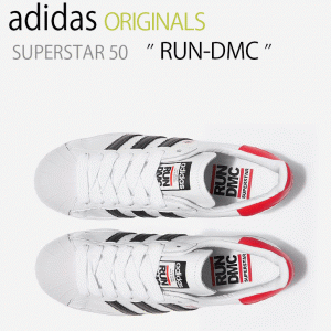 adidas アディダス スニーカー SUPERSTAR スーパースター RUN DMC 50周年 FX7616 