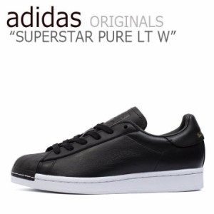 adidas アディダス スニーカー SUPERSTAR PURE LT W スーパースター ピュア BLACK FV3353 