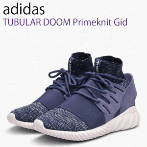 adidas アディダス スニーカー TUBULAR DOOM PK チュブラー ドゥーム Purple Navy White BB2393 