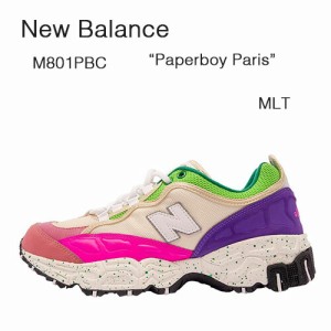 New Balance ニューバランス スニーカー ML801PBC Paperboy Paris ペーパーボーイ