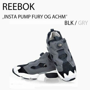 REEBOK リーボック スニーカー INSTA PUMP FURY OG ACHM BLACK GERY インスタ ポンプフューリー ブラック グレー AR0444【中古】未使用品